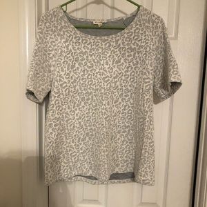 Leopard print top